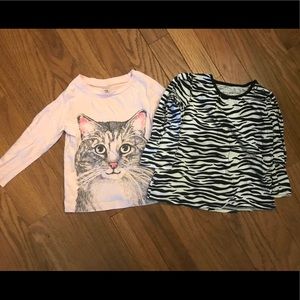 Toddler girls tops-2pieces